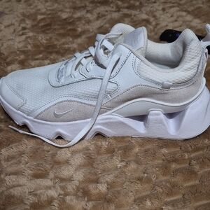 Nike Cream and White Sneakers